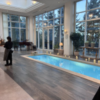 披露宴会場にあるプール