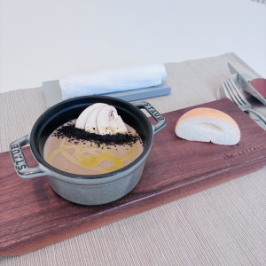 美味しいで有名なマッシュルームのスープ|778613さんのthe Terraceの写真(2576858)