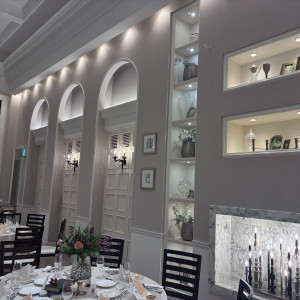 披露宴会場の壁|778613さんのヒルサイドクラブ迎賓館(札幌)/テイクアンドギヴ・ニーズウェディングの写真(2576777)