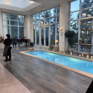 披露宴会場にあるプール|778613さんのヒルサイドクラブ迎賓館(札幌)/テイクアンドギヴ・ニーズウェディングの写真(2576778)