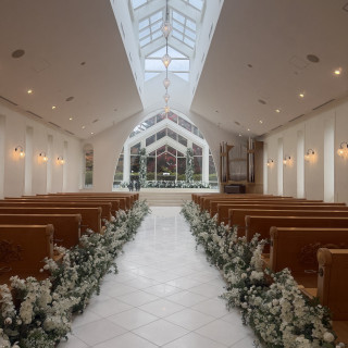 広々したチャペルです。