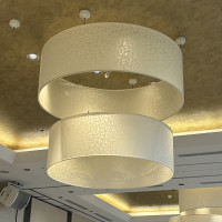 ソール会場の照明です。明るさは充分でした。