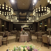 ルナ会場です。新郎新婦席からの景色です。