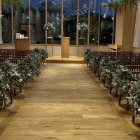 チャペル入り口より