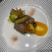 美味しくて、野菜の付け合せが秋を感じるオシャレ試食でした。