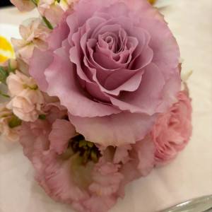 披露宴会場のお花|778713さんの北山迎賓館/テイクアンドギヴ・ニーズウェディングの写真(2577220)