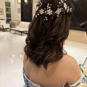 髪型|778713さんの北山迎賓館/テイクアンドギヴ・ニーズウェディングの写真(2577225)