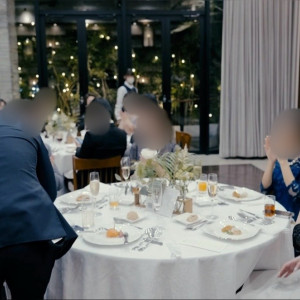 披露宴中の様子|778740さんの表参道TERRACE/テイクアンドギヴ・ニーズウェディングの写真(2577250)