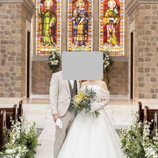 ゲストが入る前のチャペルでの写真です