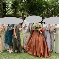 お色直し後、ゲストとガーデンで写真が撮れました。