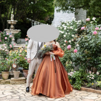 お色直し後、ガーデンでの写真です