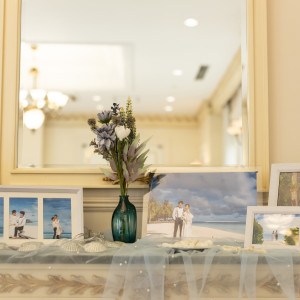 ウェルカムスペース
装飾は自分たちで持ち込みで行いました。|778784さんのENSOLEILLE（アンソレイエ）～VILLAGE WEDDING～の写真(2577582)