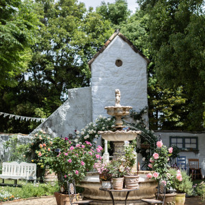 5月に式を挙げたことから、薔薇が満開で綺麗でした|778784さんのENSOLEILLE（アンソレイエ）～VILLAGE WEDDING～の写真(2577586)