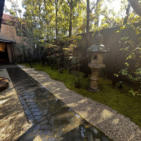 お庭です。和な趣が素敵です。