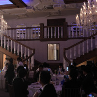 演出時に照明や音響の調整、スクリーン投影も可能でした