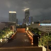 夜の屋上