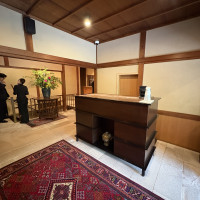 建物に入ったところです