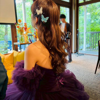 当日のお色直しです