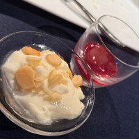 メニューに追加で思い出のデザートを作っていただきました、