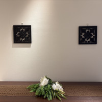 バリ風の飾りでリゾート風です