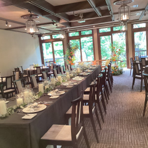 流しと丸テーブルのレイアウトでした。こちらは見学時です。|778841さんのTHE GARDEN PLACE SOSHUEN(ザ・ガーデン・プレイス 蘇州園)の写真(2596180)