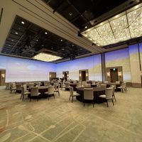 披露宴会場はゴージャス