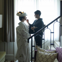 ブライズルームでの紅差しの儀