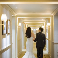 長く続くホテル廊下も人気の撮影スポット
