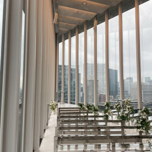 雨でも明るかったです|778924さんのアルモニーアンブラッセ ウェディングホテル/テイクアンドギヴ・ニーズウェディングの写真(2578044)