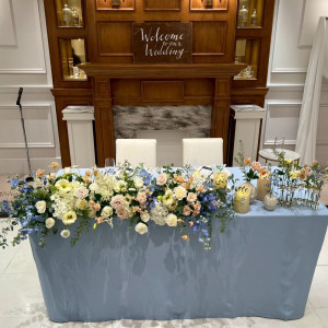 新郎新婦席|778928さんのヴィクトリアガーデン恵比寿迎賓館/テイクアンドギヴ・ニーズウェディングの写真(2578070)