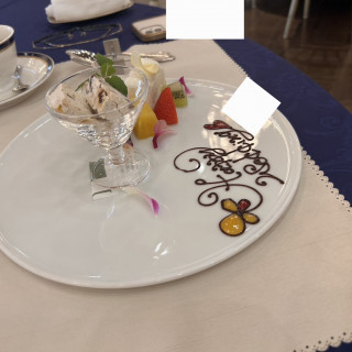 サプライズで名前を入れて頂きました。