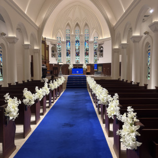 チャペル。青色がすごく綺麗。