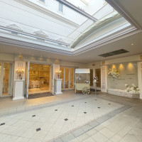 中規模の披露宴入り口