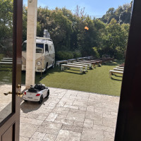 披露宴会場お庭撮影スポット