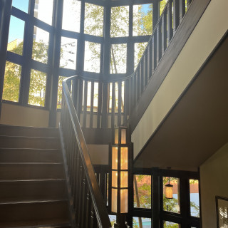 階段。写真撮影も可能なようです。