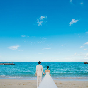 ロケーション撮影では海が綺麗に写ってました|779042さんのセントレジェンダOKINAWA(CENTLEGENDA OKINAWA)の写真(2578471)