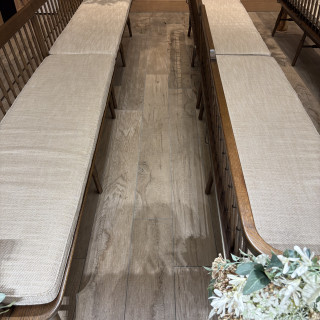 チャペル座席(見学時撮影)