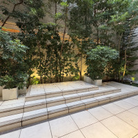 披露宴会場のテラス(見学時撮影)