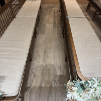 チャペル座席(見学時撮影)