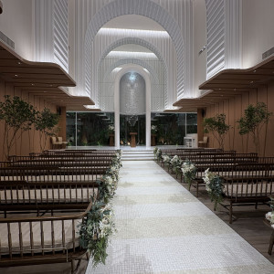 チャペル(見学時撮影)|779069さんのBLEU GRACE OSAKA（ブルーグレース大阪）●BRASSグループの写真(2578721)