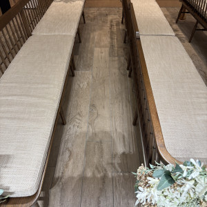 チャペル座席(見学時撮影)|779069さんのBLEU GRACE OSAKA（ブルーグレース大阪）●BRASSグループの写真(2578724)