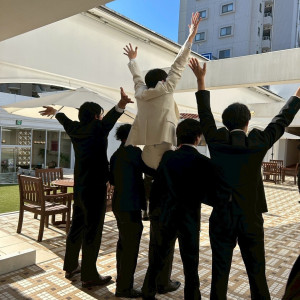 友人に担いで移動してもらいましたが広いので安心でした|779101さんのアールベルアンジェ名古屋の写真(2601264)