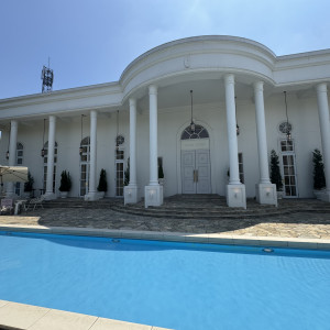 プール付きのお庭|779125さんのアーセンティア迎賓館(高崎)/テイクアンドギヴ・ニーズウェディングの写真(2578740)