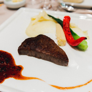 コースの1つの、肉料理(1番上のコース)|779145さんのTHE SEASONS LANDMARK KOBE KITANO ザシーズンズランドマーク神戸北野の写真(2579723)