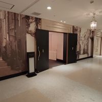 披露宴会場の前のスペース