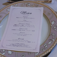 試食のメニューとテーブルコーディネート