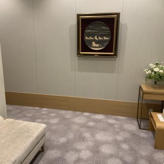 新郎新婦の控室