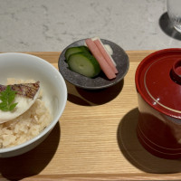 ご飯、味噌汁、漬物