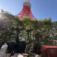 ガーデンからの東京タワー