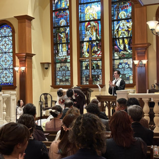 ステンドグラスが素敵です!